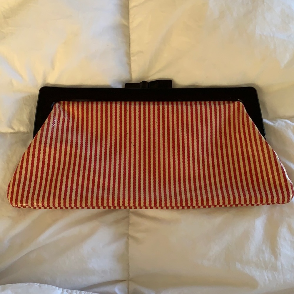 Vintage stripe clutch - Picture 1 of 5